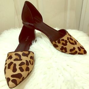 Calvin Klein Leopard D’Orsay Flat